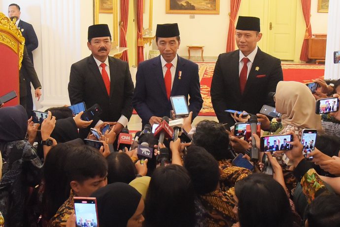 Pesan Presiden Jokowi pada Hadi Tjahjanto dan AHY  