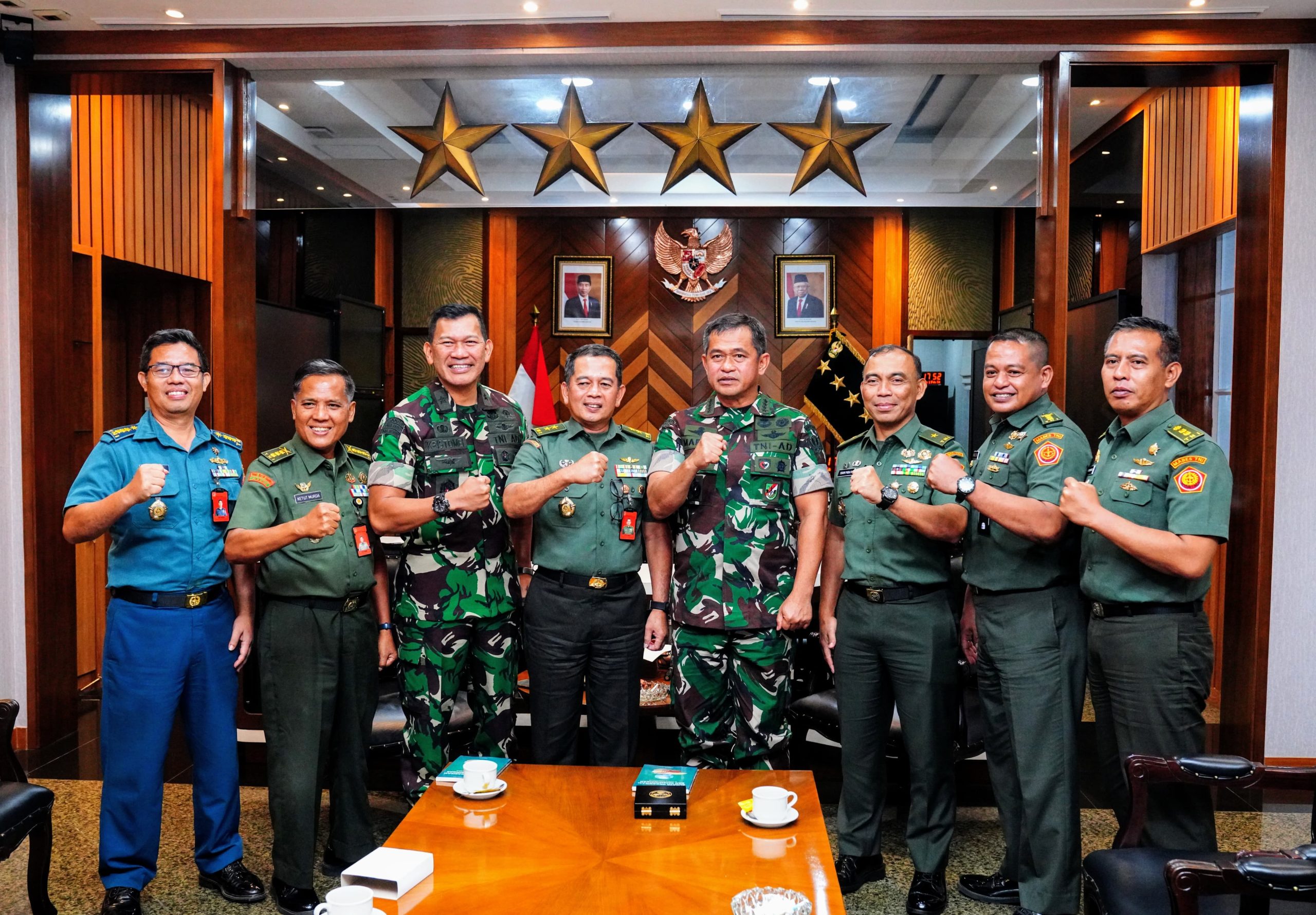 Kapuspen TNI Laksanakan Silaturahmi Kepada Kepala Staf TNI Angkatan Darat
