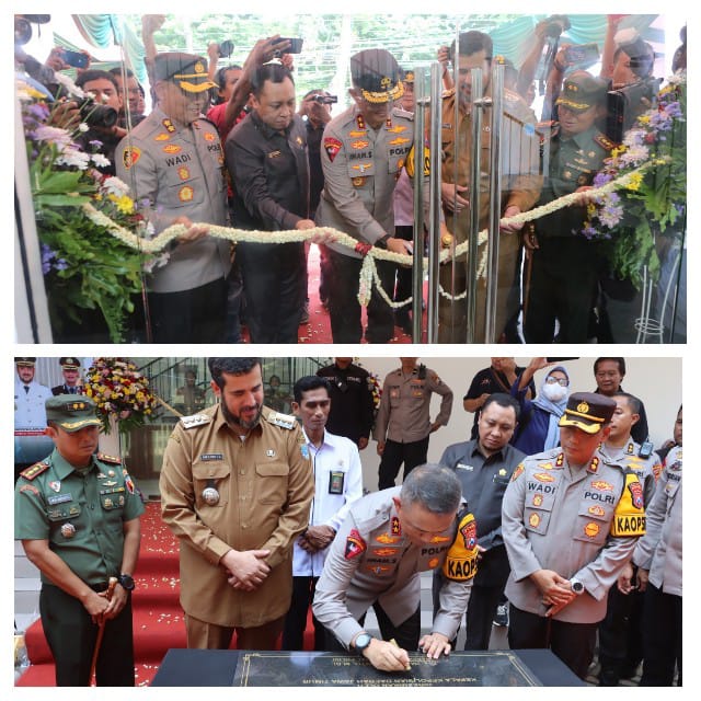 Kapolda Jatim Resmikan Gedung Polsubsektor Kedopok Dan Gedung Meteor Di Probolinggo