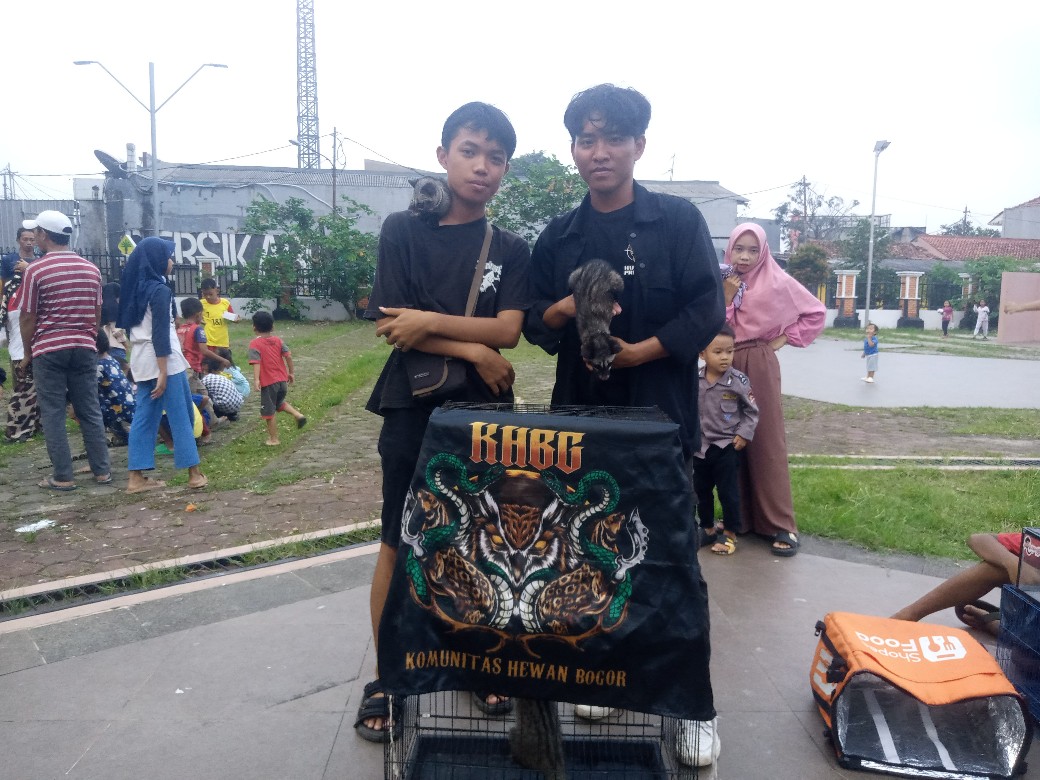 KHBG Regional Bogor Barat Perkenalkan Hewan Peliharaan di Alun Alun Leuwiliang