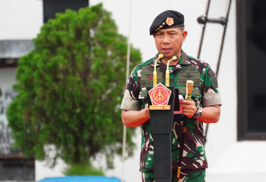 Usai Emban Misi Kemanusiaan, KRI dr. Radjiman Wedyodiningrat-992 Tiba Di Tanah Air