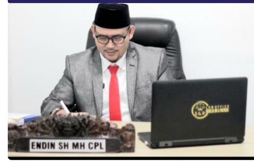 Pengacara Senior Endin, SH, MH, CPL. Siap Dukung Dedi Rachim maju Cawalkot Bogor