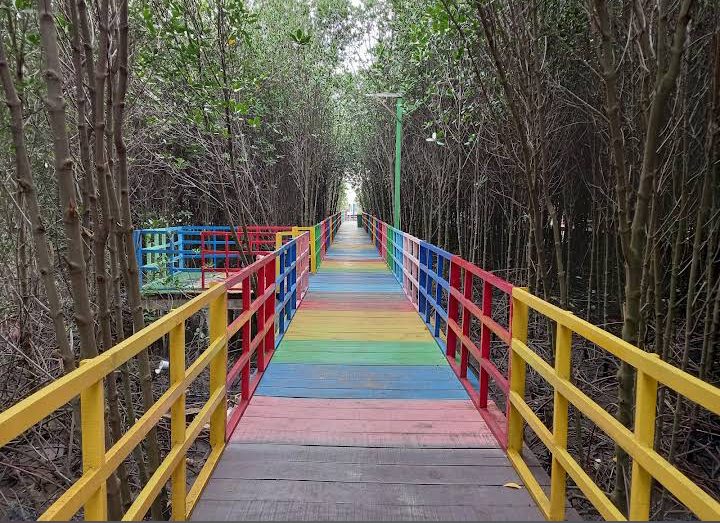 Mengungkap Keindahan Jembatan Pelangi Berambang Lontar: Wisata Alam Serang yang Menakjubkan