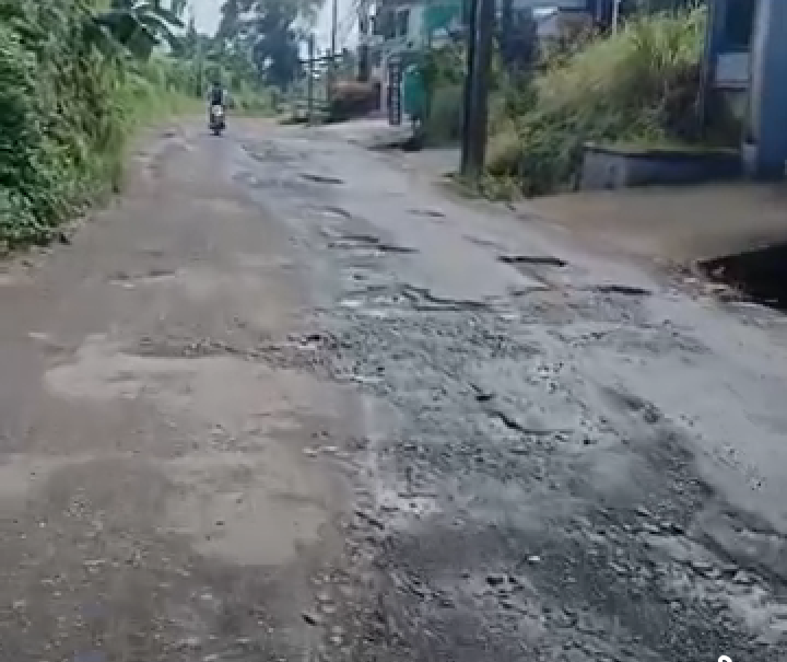 Infrastruktur Jalan Bojong Jengkol - Petir - Babakan Nyamplung Rusak Kembali, Warga Terdampak