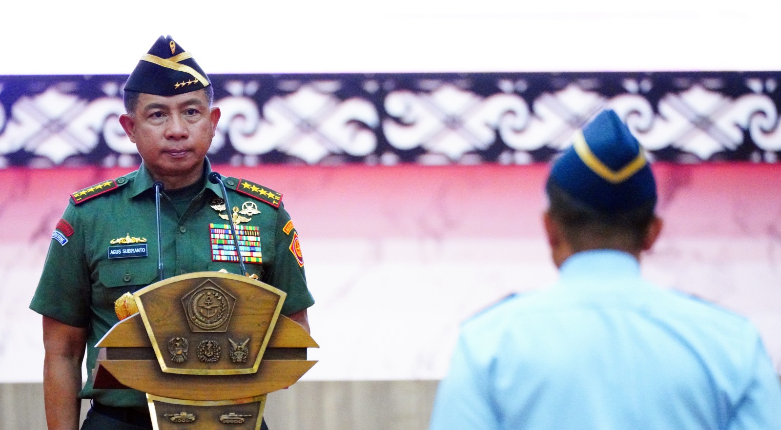 Panglima TNI Terima Laporan Korps Kenaikan Pangkat 75 Perwira Tinggi TNI
