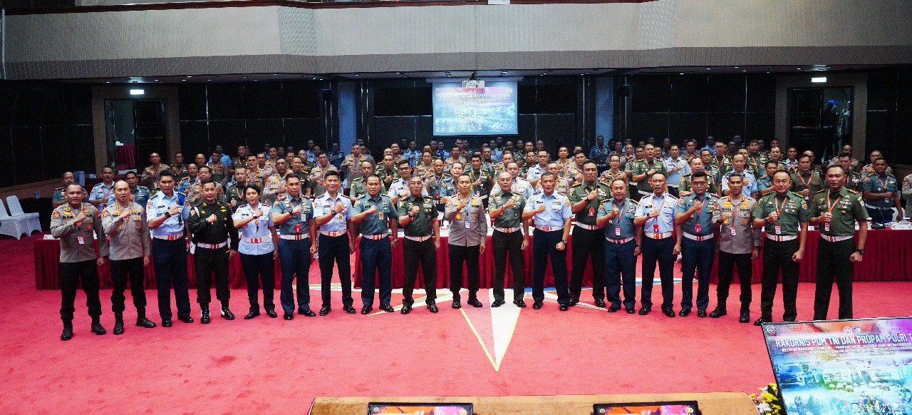 Danpuspom TNI Buka Rakornis Pom TNI - Propam Polri Tahun 2024