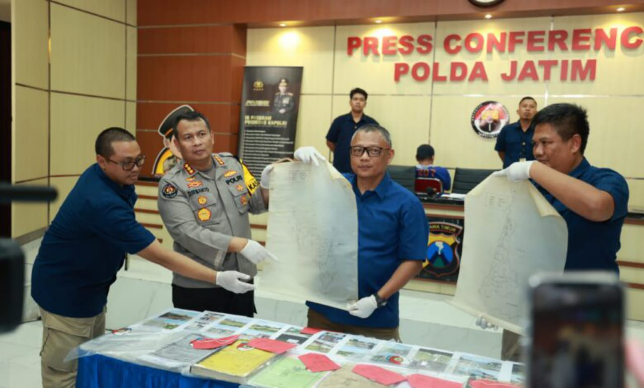 Polda Jatim Ungkap Kasus Dugaan Korupsi Asset Swap 17 Hektar, Negara Dirugikan 114,4 Milyar