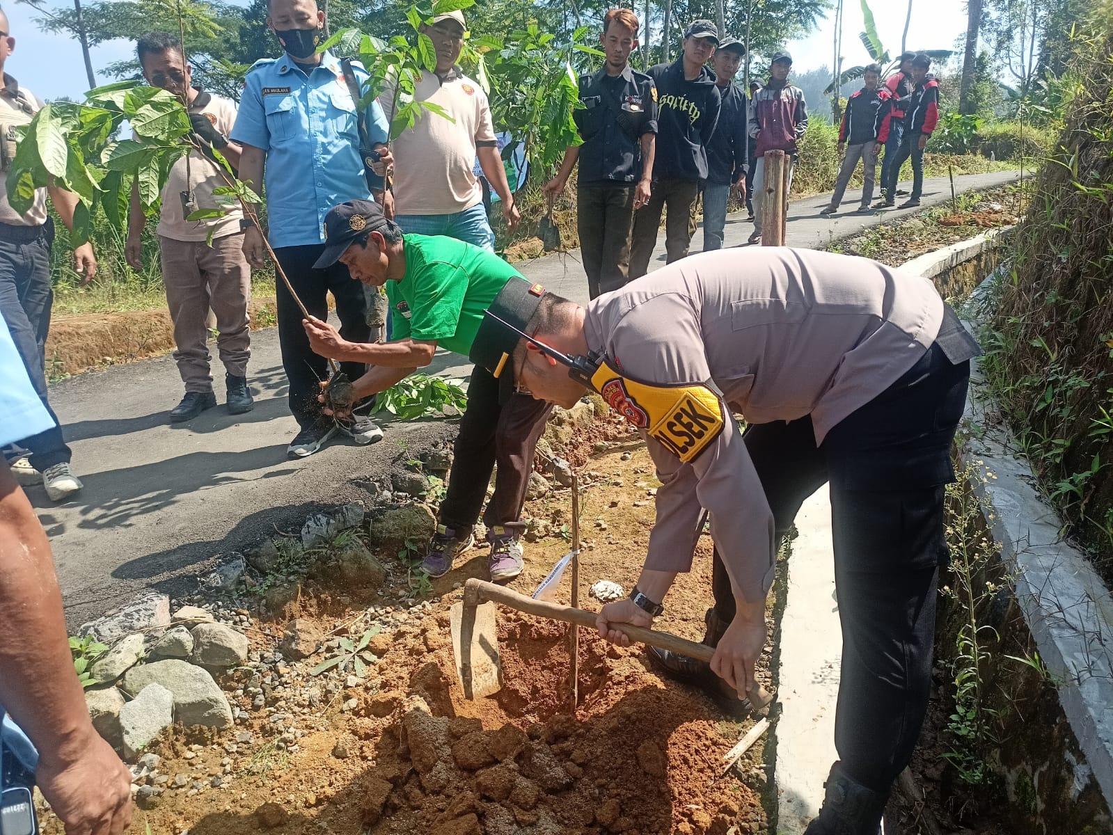 Di Hari Lingkungan Hidup Sedunia GPN 08 Jabar dan Pepeling Gelar Aksi Tanam Pohon
