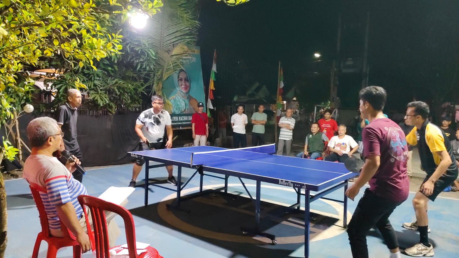 Peringati Kemeriahan HUT-RI ke 79: Link. RW.11 Perum Citra Gading Adakan Lomba Tenis Meja