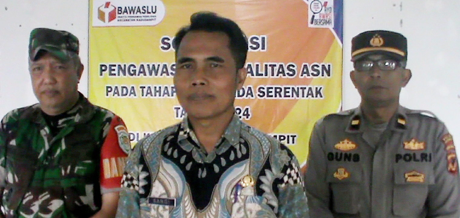 Jelang Pilkada 2024 Panwascam Kecamatan Kadudampit Gelar Sosialisasi Netralitas ASN Dan Kepala Desa