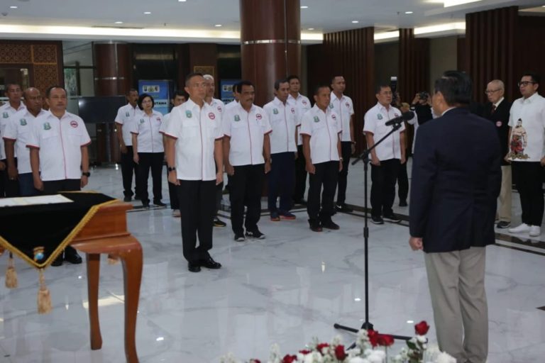 Polda Jatim Pimpin Langsung Upacara Pelantikan Ketua Umum (Pengprov) PBVSI Jatim