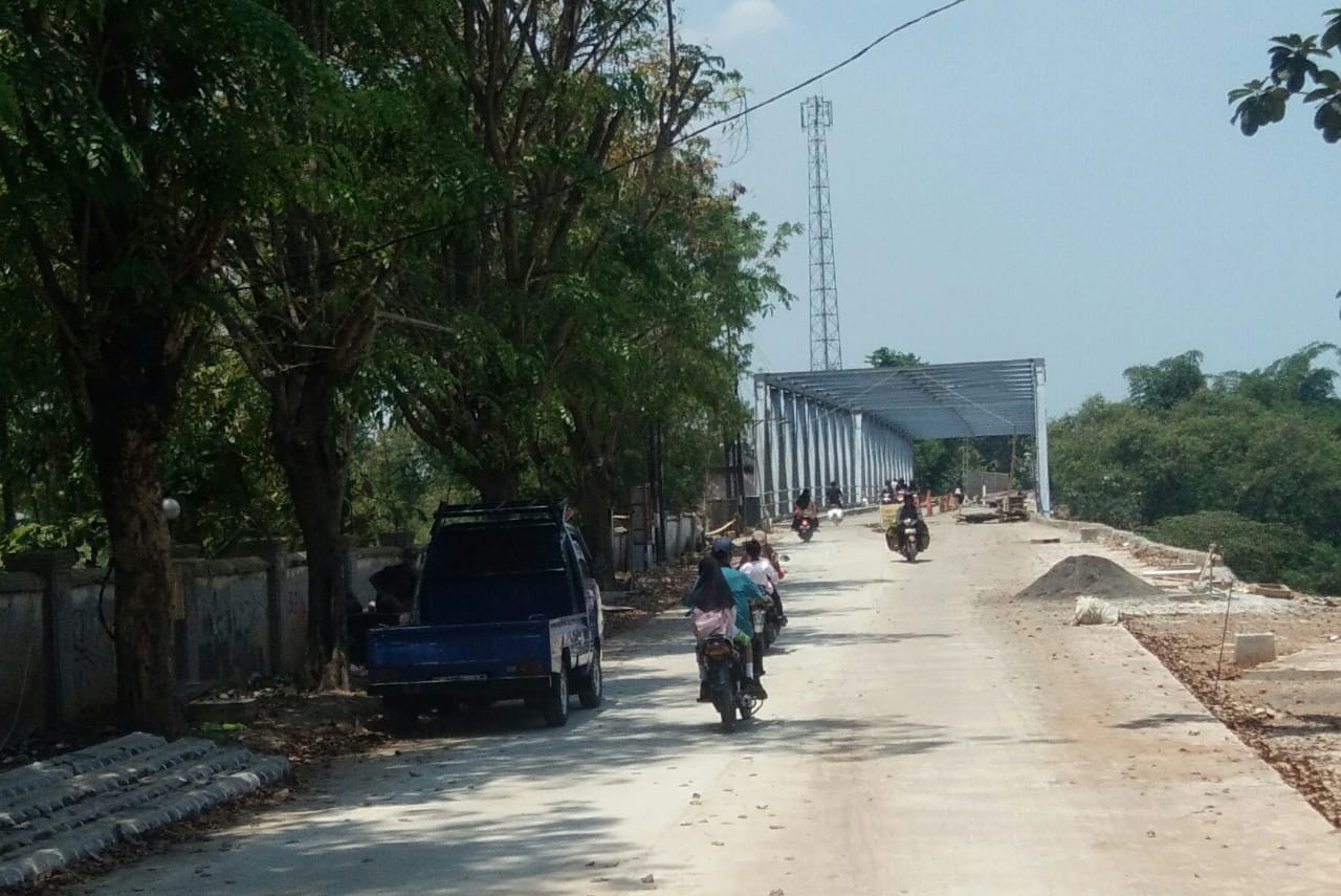 Pembangunan Jembatan dan TPT, Jembatan Cipamingkis di Kerjakan Secara Maksimal, Progres Sudah Mencapai 85 Persen