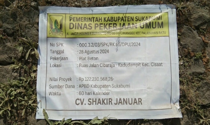 Gorong-Gorong Jembatan Ruas Cisarua Cibaraja Mulai Di Perbaiki