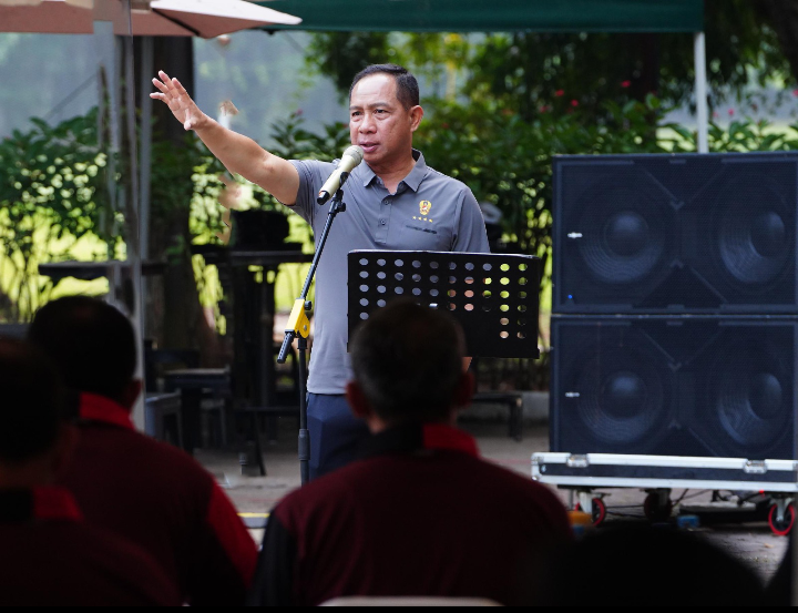 Panglima TNI Beri Pengarahan Pada Peserta Rakor Evaluasi Operasi dan Latihan Tahun 2024