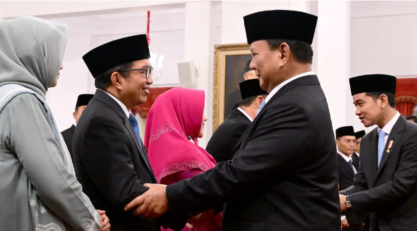 Presiden Prabowo Subianto Lantik Sejumlah Pejabat Negara