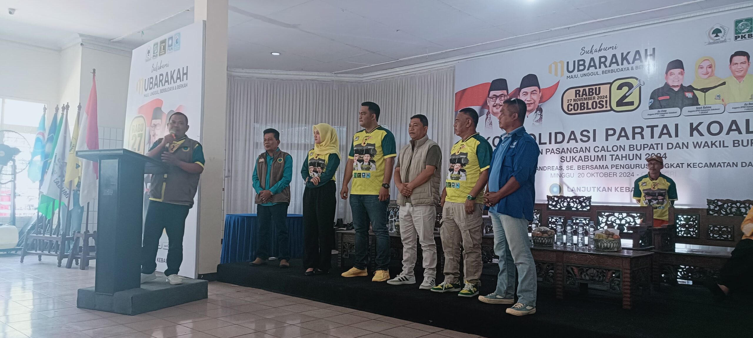 Konsolidasi Partai Dan Koalis Pemenangan Calbup No 2. Asep Japar - Andreas Bahas Tehnis Pemenangan