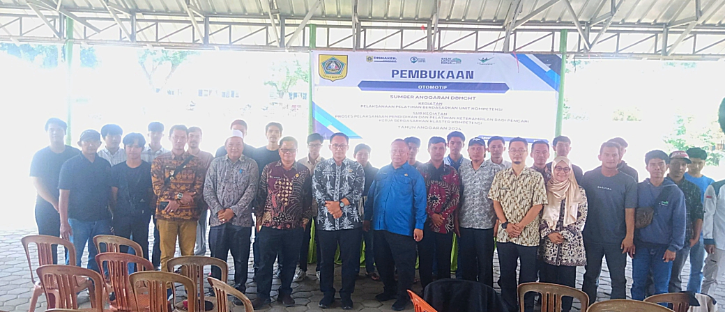 20 Pemuda Desa Leuwiliang Ikuti Pelatihan Otomotif yang Diselenggarakan Disnaker