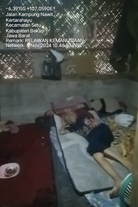 Miris! Onih, Warga Desa Kertarahayu yang Sakit dan Tinggal di Rumah Tak Layak Huni, Keluhkan Minimnya Perhatian Pemerintah