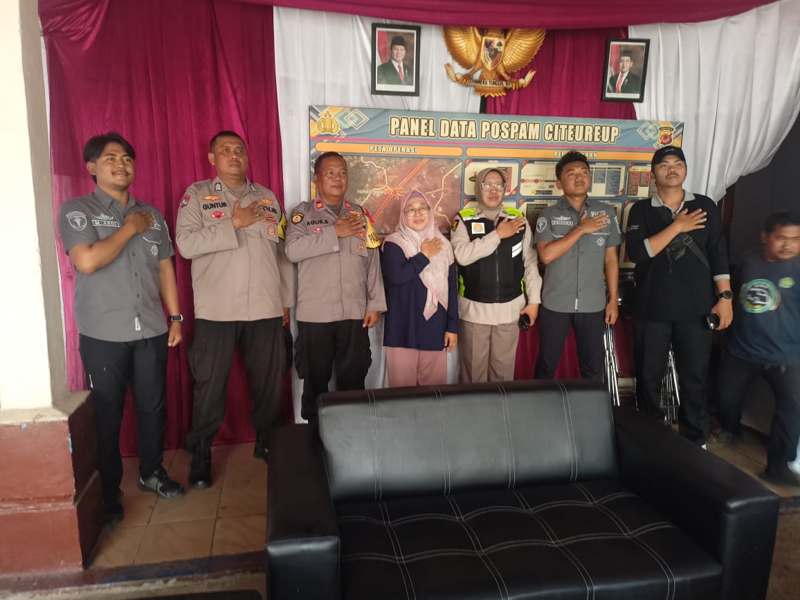 Pospam Citeureup Menerima Kunjungan Tim Kesehatan Dari Polres Bogor dalam Rangka Pengecekan Kesehatan Personil