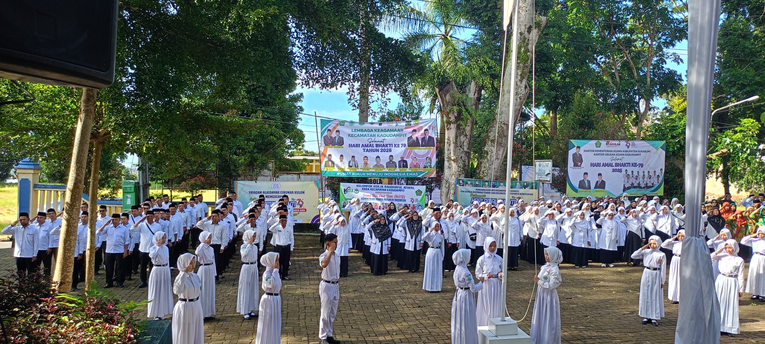 Kemenag RI tingkat kecamatan Kadudampit Peringati HAB ke -79 bersama Pemerintah Kecamatan dan unsur Pendidikan