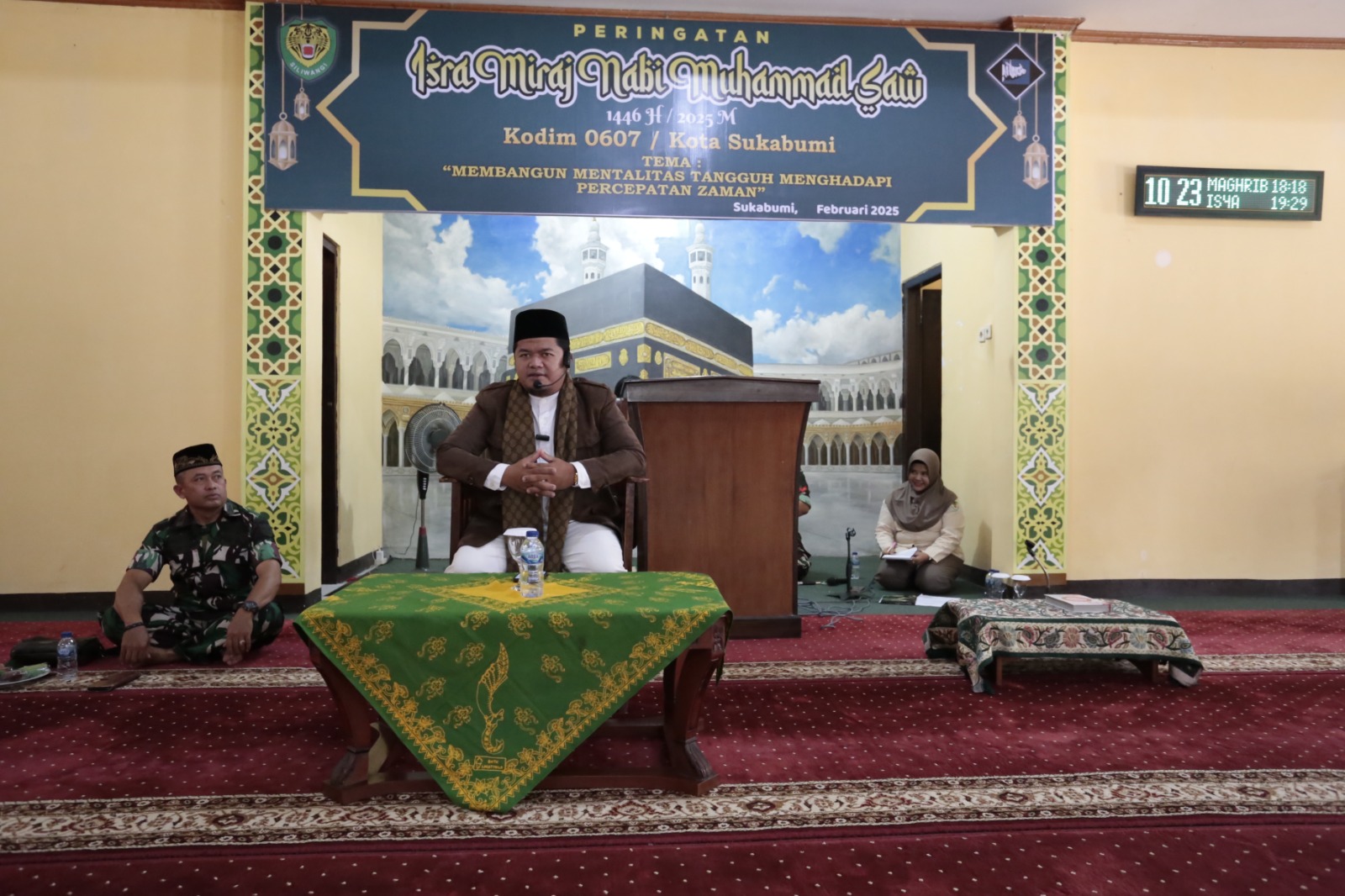 Tingkatkan Keimanan Kodim 0607/ Kota Sukabumi Peringati Isro Mi'roj Nabi Muhammad SAW tahun 1446 H / 2025 M Tingkatkan Keimanan Kodim 0607/ Kota Sukabumi Peringati Isro Mi'roj Nabi Muhammad SAW tahun 1446 H / 2025 M