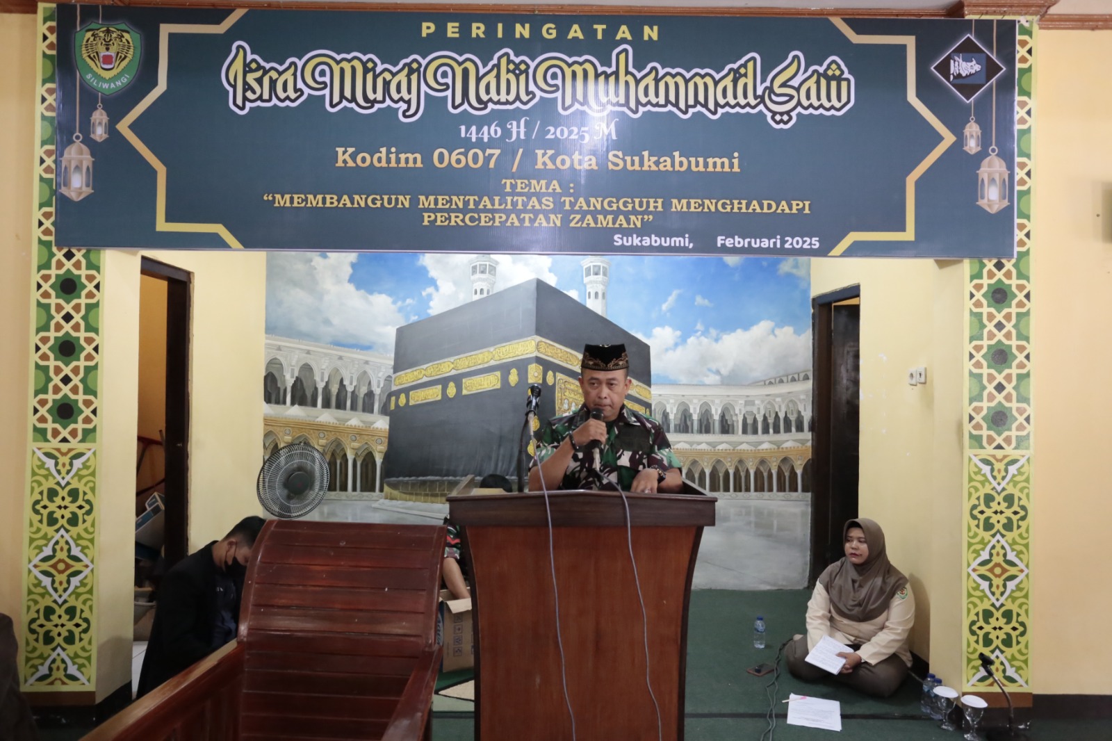 Tingkatkan Keimanan Kodim 0607/ Kota Sukabumi Peringati Isro Mi'roj Nabi Muhammad SAW tahun 1446 H / 2025 M Tingkatkan Keimanan Kodim 0607/ Kota Sukabumi Peringati Isro Mi'roj Nabi Muhammad SAW tahun 1446 H / 2025 M