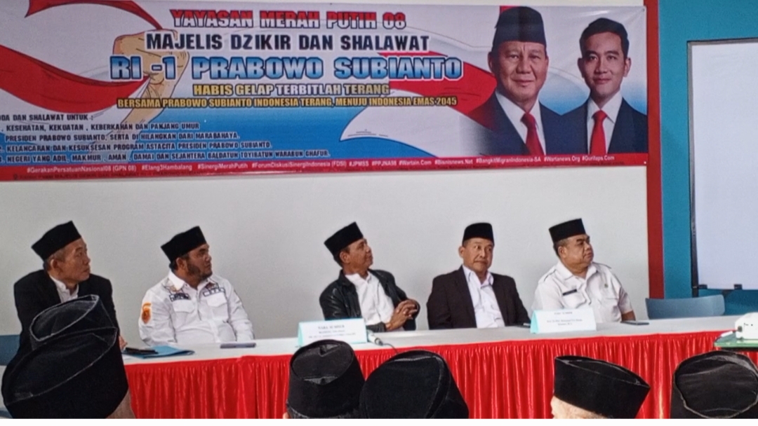 Yayasan Merah Putih 08 Gelar Rapat Koordinasi Bahas Majelis Dzikir dan Shalawat Perdana Di Sukabumi