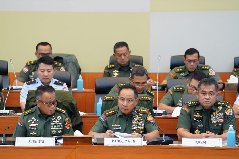 Panglima TNI Hadiri Rapat Dengar Pendapat Dengan Komisi I DPR RI Bahas Revisi UU TNI