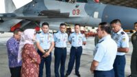 Irkoopsud II Dampingi Irjenau Terima Kunjungan Ketua BPK RI ke Lanud Hnd