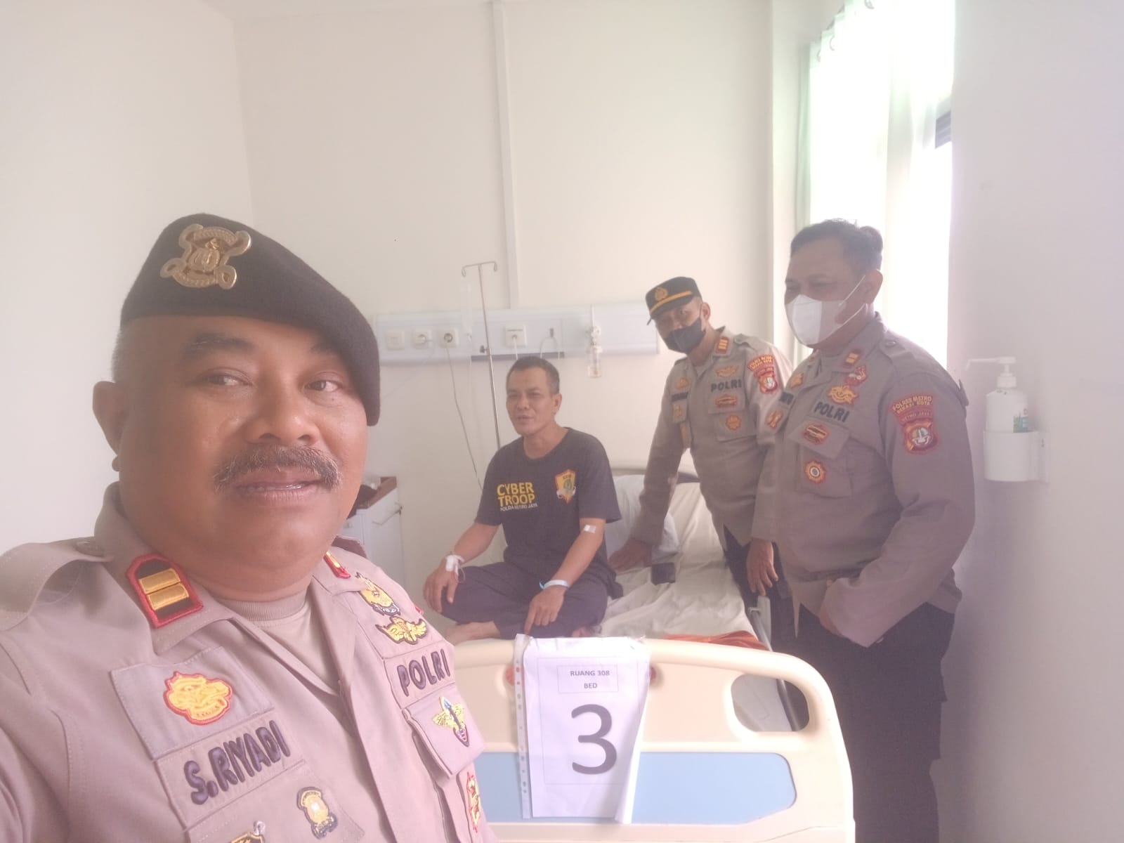 Wartawan Sakit Parah Ditolak RS, Polsek Pondok Gede Turun Tangan