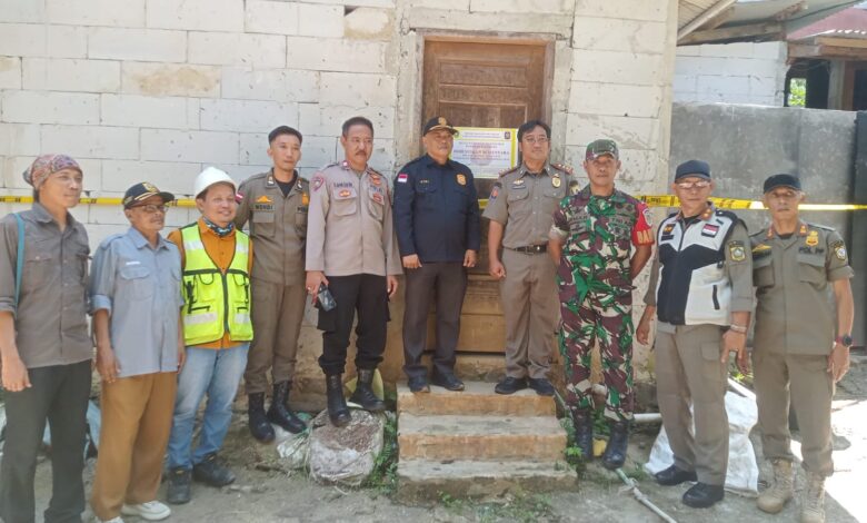 Diduga Cemari Sungai Cibeber, Peternakan Sapi dan Pengolahan Emas Ilegal Disegel Satpol PP