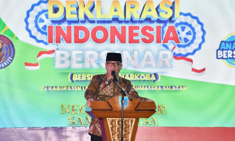 Deklarasi Indonesia Bersinar, Mendes Yandri Tegaskan Komitmen Perang Terhadap Narkoba