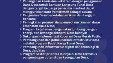 PRIORITAS DANA DESA 2026: Peraturan Menteri Nomor 16 Tahun 2025 Tentang Petunjuk Operasional