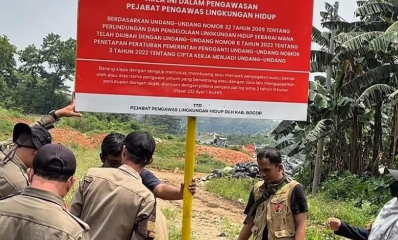 Meresahkan Warga, TPS Ilegal 15 Tahun di Klapanunggal Disetop DLH