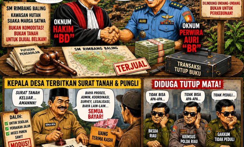 Laporan Sejak 2025 Belum Tuntas, Puskominfo DPD Riau Desak Polda dan BBKSDA Percepat Penanganan Dugaan Kasus Bukit Rimbang Bukit Baling