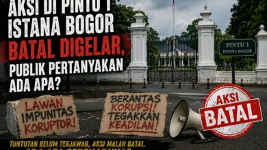Aksi di Pintu 1 Istana Bogor Batal Digelar, Publik Pertanyakan Ada Apa?