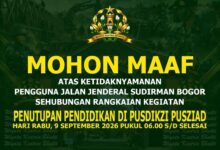 Penutupan Pendidikan di Pusdikzi Pusziad, Pengguna Jalan Sudirman Bogor Diminta Antisipasi