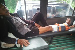 Korban Tabrak Lari Pertigaan Salabenda Borcesh Alami Patah Kaki IMG 20191205 WA0054