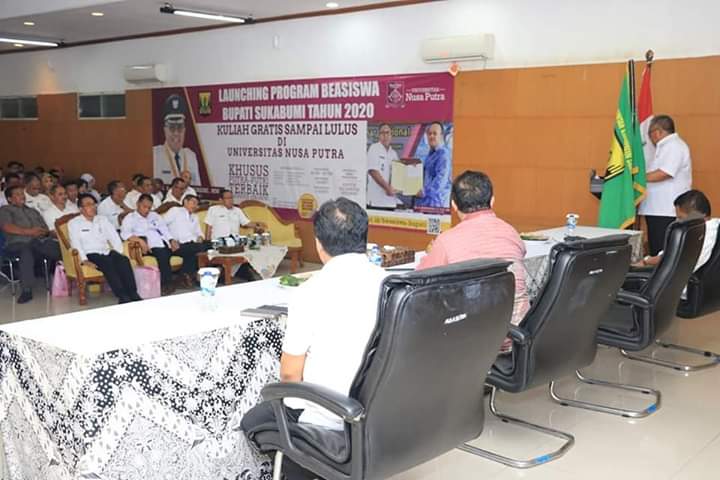 Bupati Sukabumi Luncurkan Program Kuliah Gratis. bupati sukabumi pidato