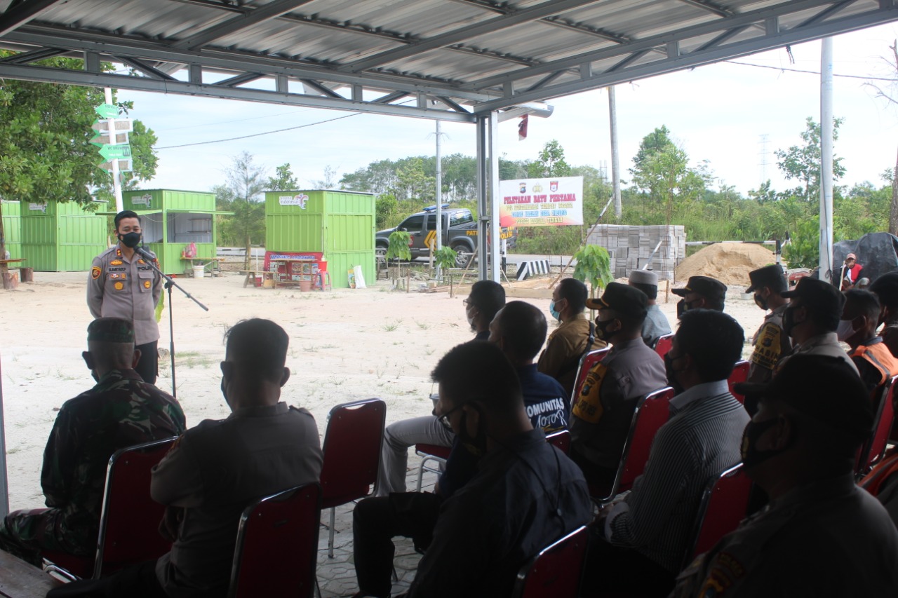 Berikan Rasa Aman Di Objek Vital Kapolres Bangka tengah Bangun Pospam di Danau Kaolin IMG 20210406 WA0019 1
