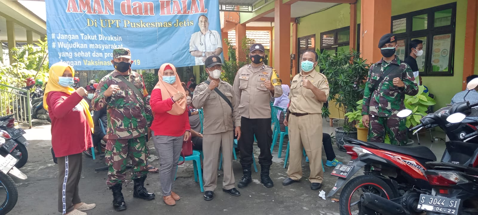 UPT PUSKESMAS JETIS DISERBU MASYARAKAT UNTUK VAKSIN GRATIS IMG 20210713 WA0006