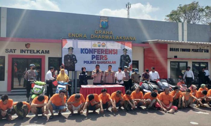 Akhir Juli 2023, Polres Bangkalan Ungkap 10 Kasus Narkoba Dan 5 Pidana Umum IMG 20230801 WA0019