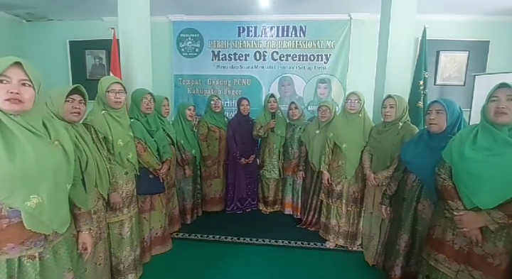 Pimpinan Cabang Muslimat NU Kabupaten Bogor Gelar Pelatihan Public Speaking Screenshot 20240810 154937