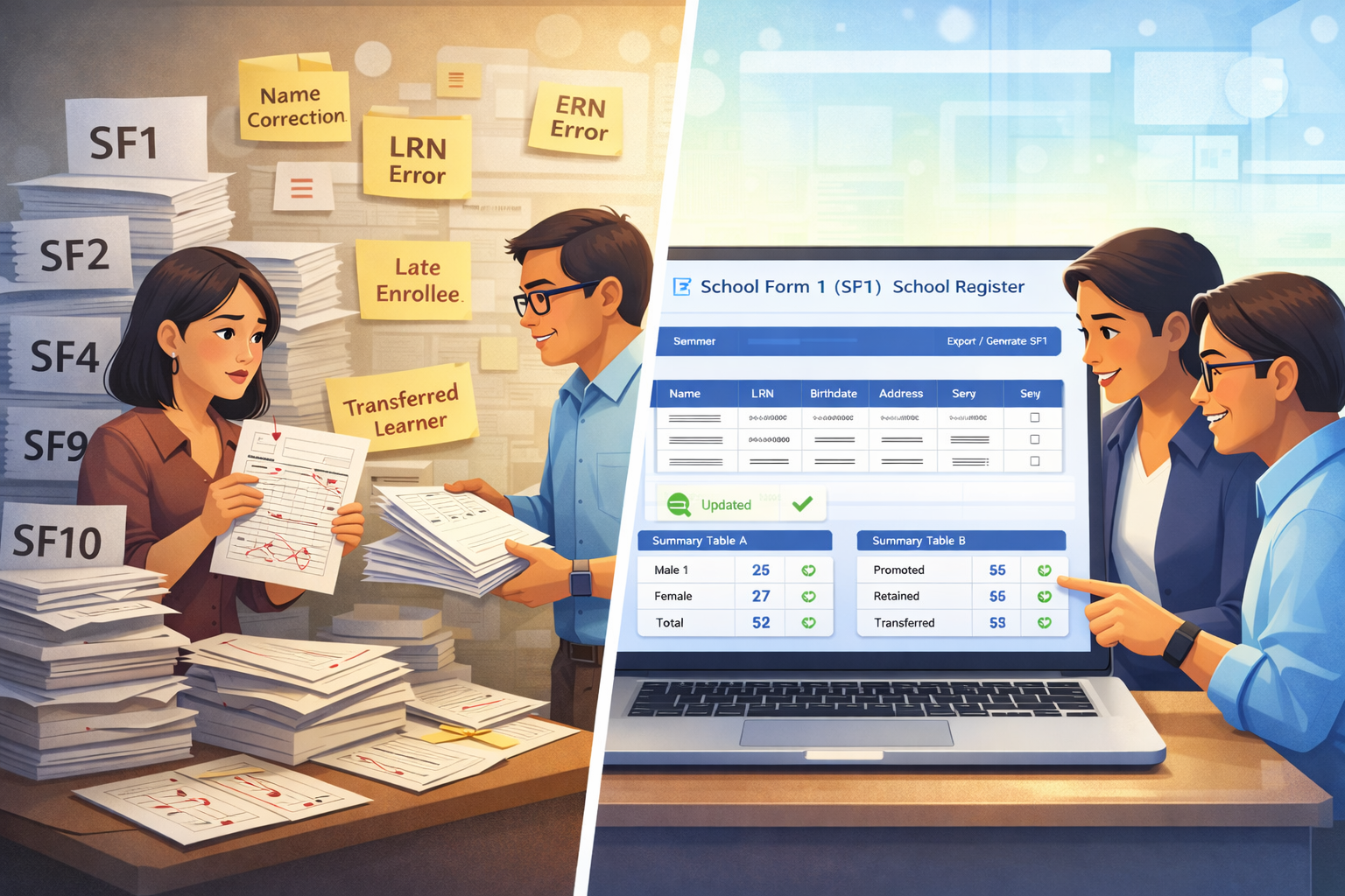 The Problem Behind Managing SF1 Throughout the School Year