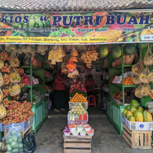 Kios Putri Buah: Buah Segar dan Nikmat di Pusat Perbelanjaan