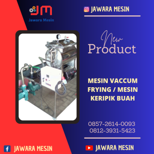 Mesin Vaccum Frying Keripik Buah