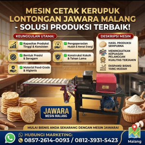 Mesin Cetak Kerupuk Lontongan