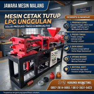 MESIN CETAK TUTUP LPG