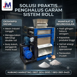 MESIN PENGHALUS GARAM ROLL