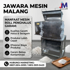 Mesin Roll penghalus garam
